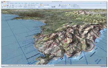 3D : profils topographiques