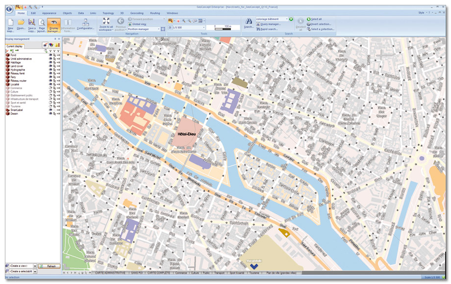 Le module Publisher for GeoConcept est un outil complémentaire au Système d’Information Géographique Geoconcept